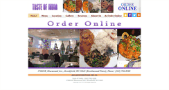 Desktop Screenshot of brookfieldtasteofindia.com